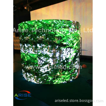 P5.95 outdoor rental led curve cheap, led video wall P5.95 flexible led display,P6mm Outdoor Rental LED Display​